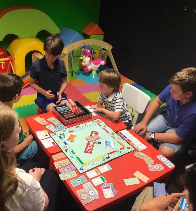 Monopoly in our High School Hang Out Room 
